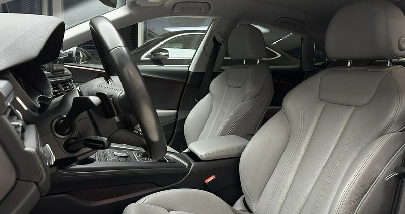 Audi A5 cena 122900 przebieg: 93543, rok produkcji 2018 z Kobyłka małe 781